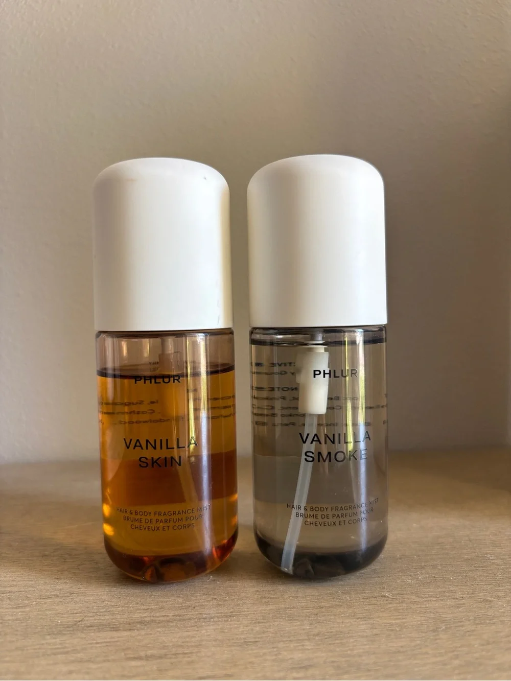 Phlur Vanilla Smoke & Vanilla Skin - 3oz Each